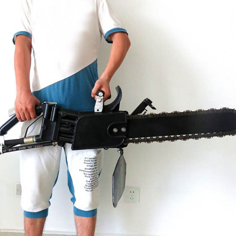 中旺液压链锯消防破拆用液压链锯ds12重型金刚石链