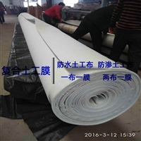 SN2400克非织造复合土工膜，400g防水土工布两布一膜400克不透水