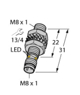 日常维护TURCK传感器BI1,5-EG08K-AP6X-V1131
