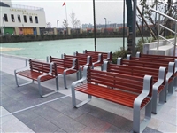 青海户外园林椅/西宁公园椅/甘肃户外长椅/平凳/陕西鑫森木园林