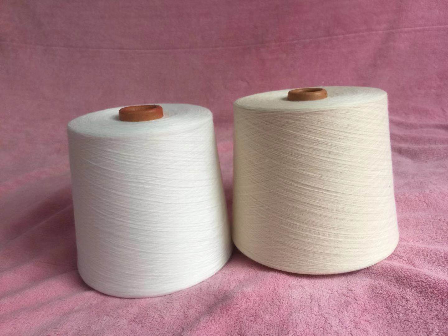 jc202高速缝纫纯棉缝纫线202/402本白高强线