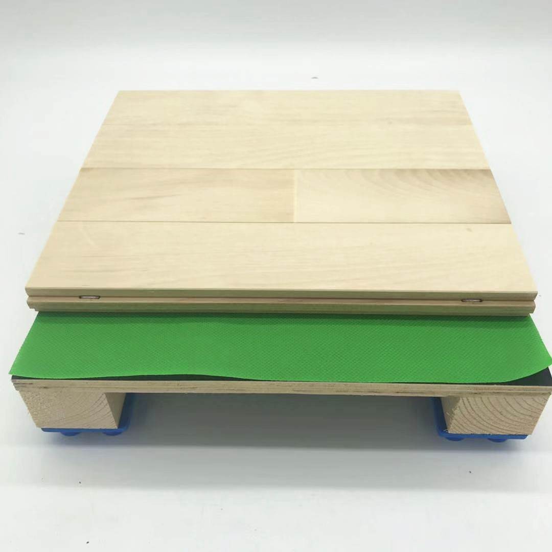 枫桦木双拼实木运动木地板厂家