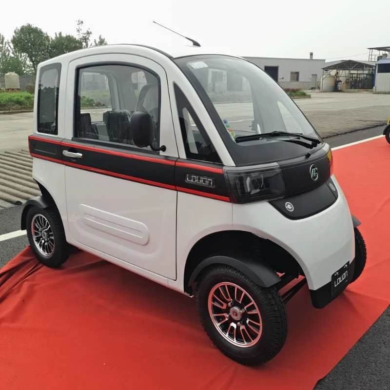 陆昂四轮电动车 家用电动代步车 时尚新款锂电池电动汽车