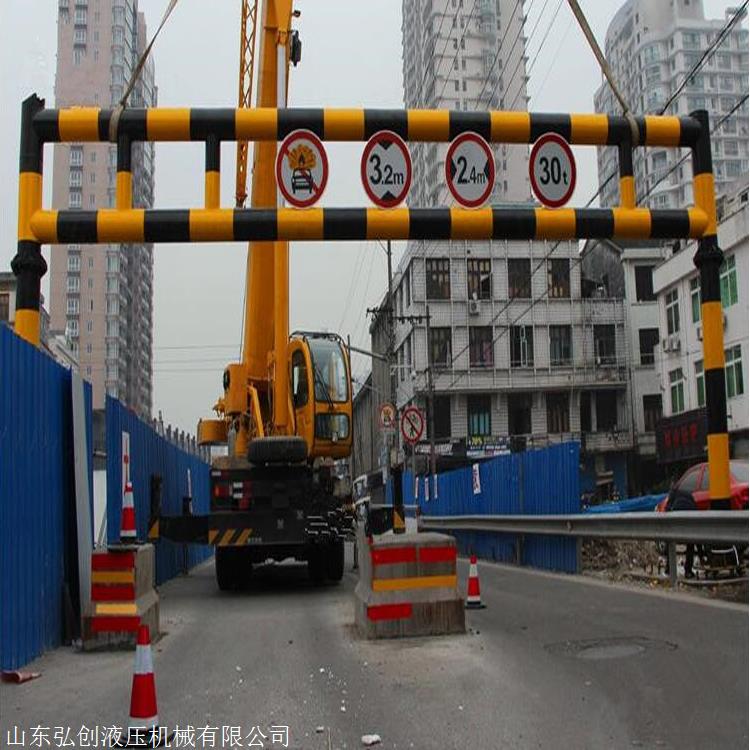 福建南平高度公路限高杆2.2米固定限高龙门架定制