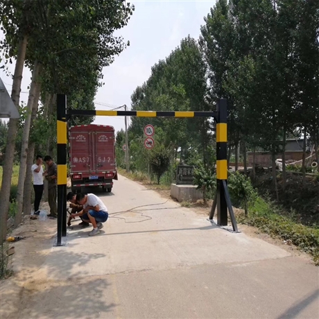 黑龙江高度公路限高杆3米乡村道路限高杆定制