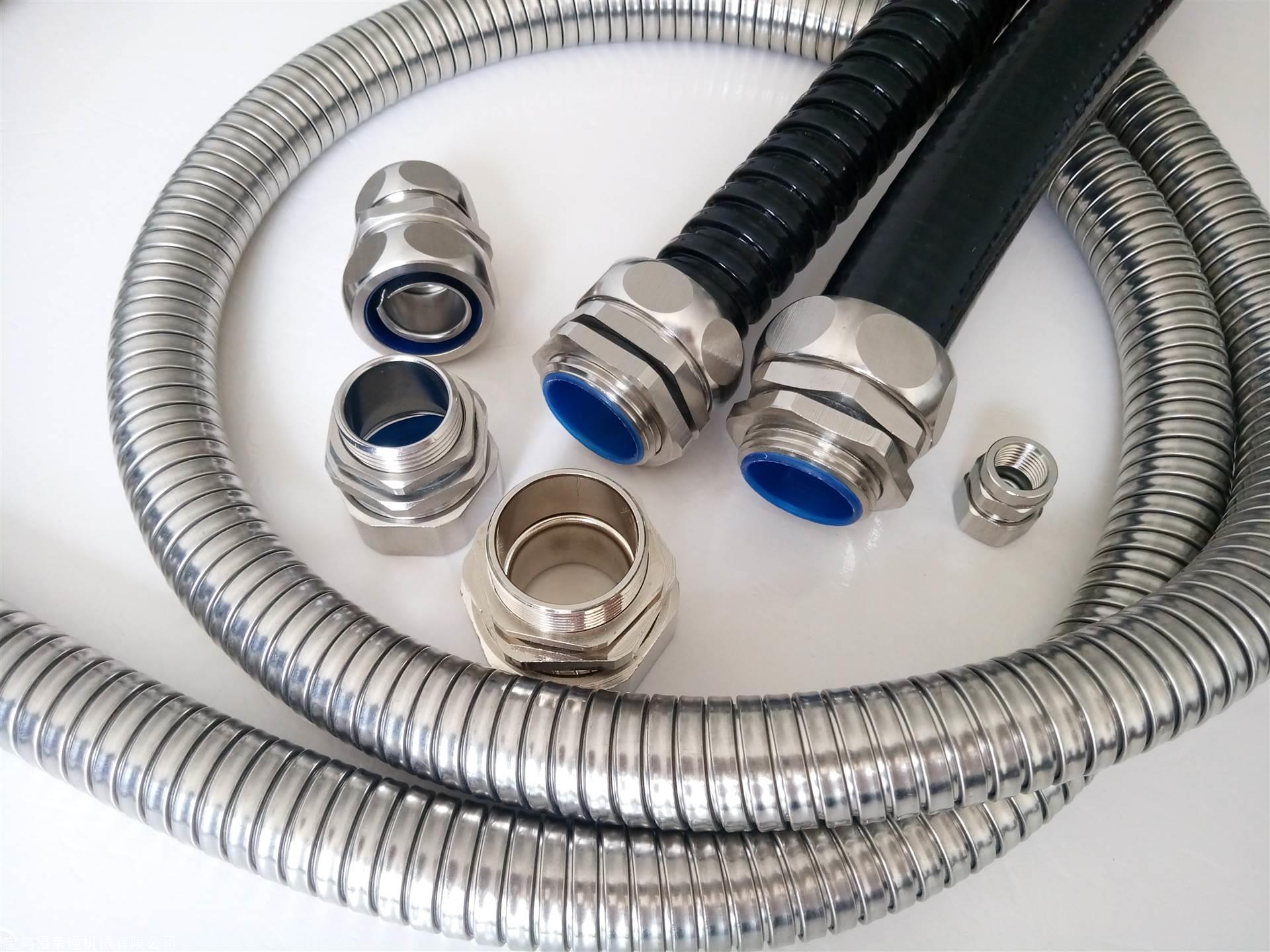 批发交口县机械设备用 金属软管接头 不锈钢m螺纹接头福莱通厂家