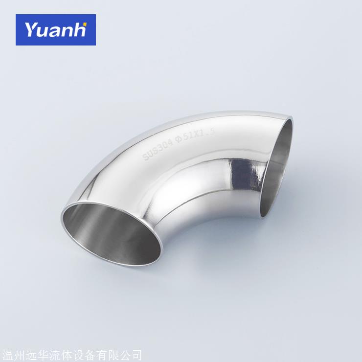 快装接头304不锈钢焊接弯头90度卫生级焊接弯头厂家直销