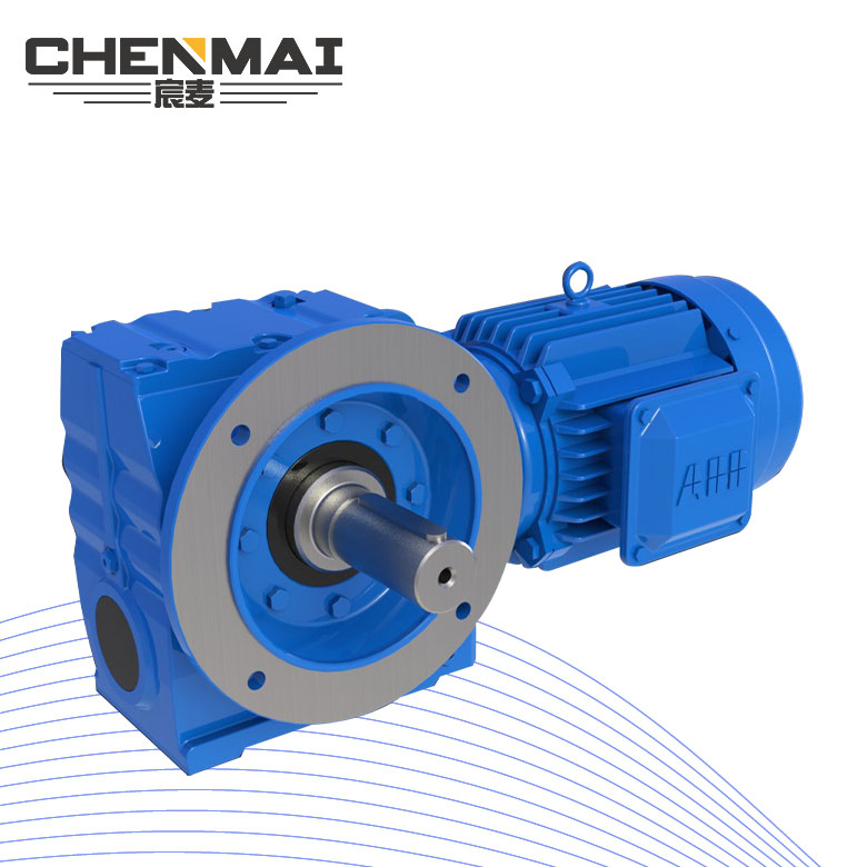 宸麦供应SF47齿轮减速电机 TSF48斜齿轮减速箱厂家直销