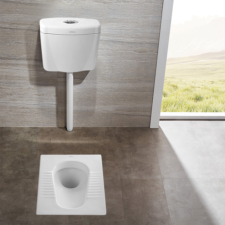 箭牌蹲便器大便池连体蹲便器蹲坑ald507