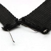耐磨防割背包书包带 耐磨耐割 304不锈钢钢丝织带低延伸