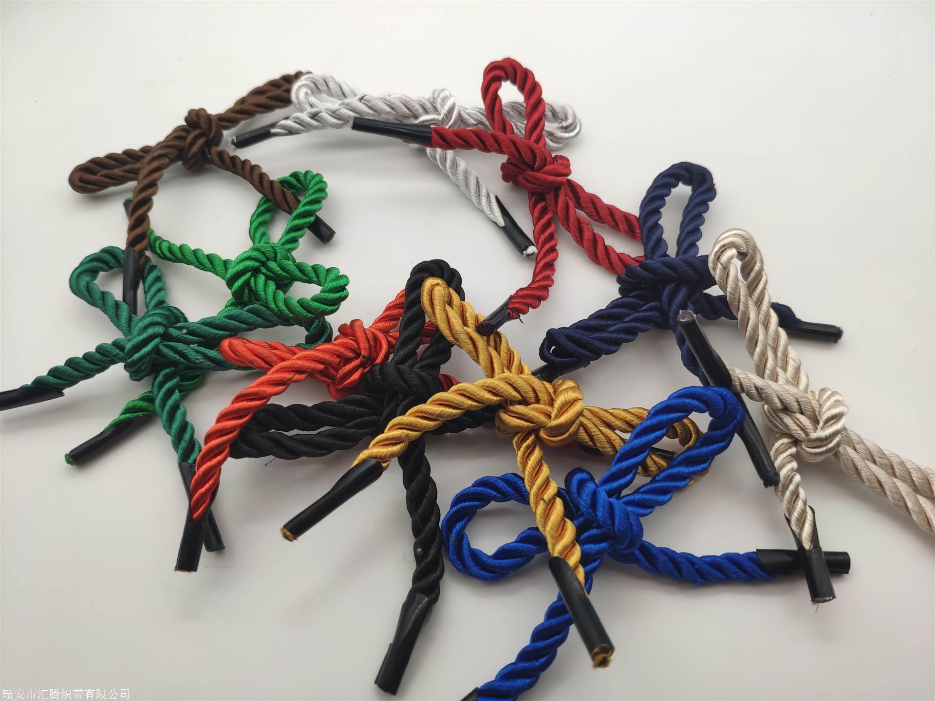 三股棉绳服装用绳窗帘绳 手工编织米白麻花绳 编织绳棉绳