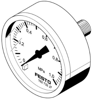 费斯托FESTO压力表MA-40-1-G1/8-MPA作用