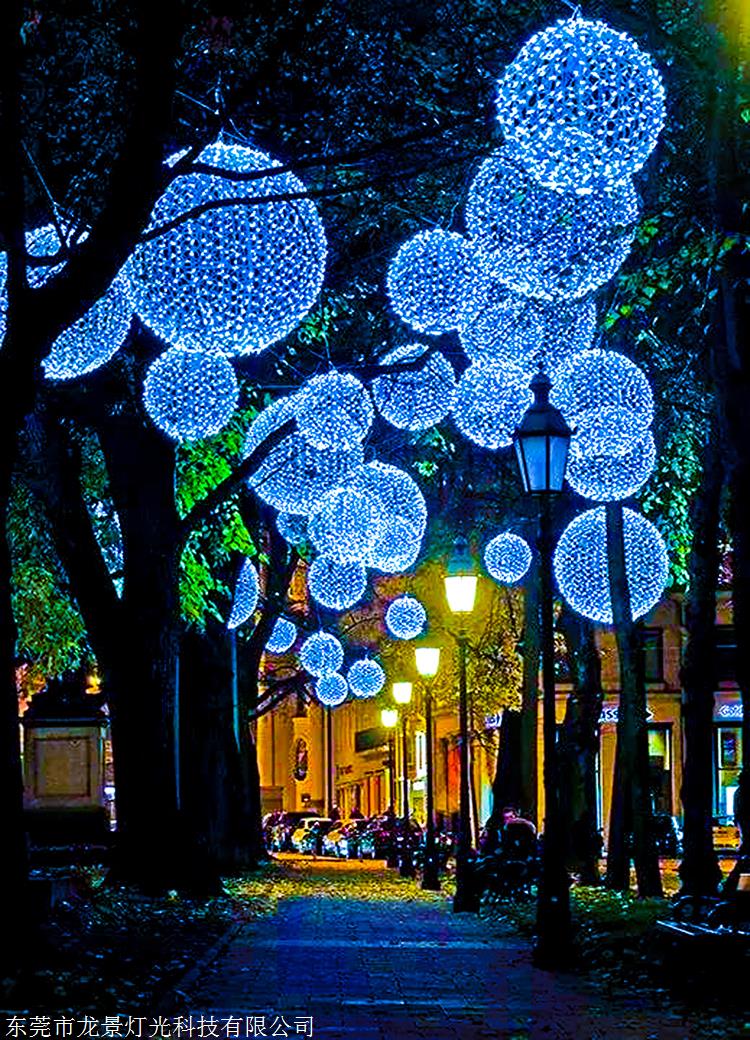 led户外装饰圆球灯铁丝球草坪装饰灯亮化工程庭院景观灯创意灯