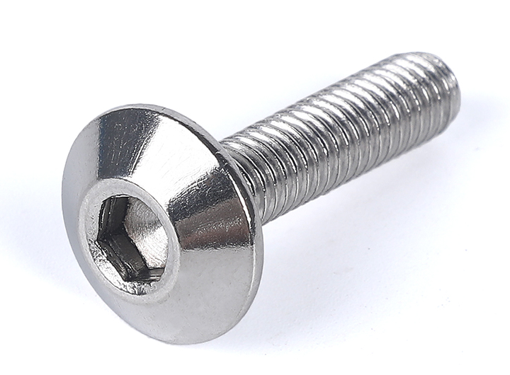 304不锈钢大伞头内六角螺丝扁头螺钉蘑菇头内六角螺丝