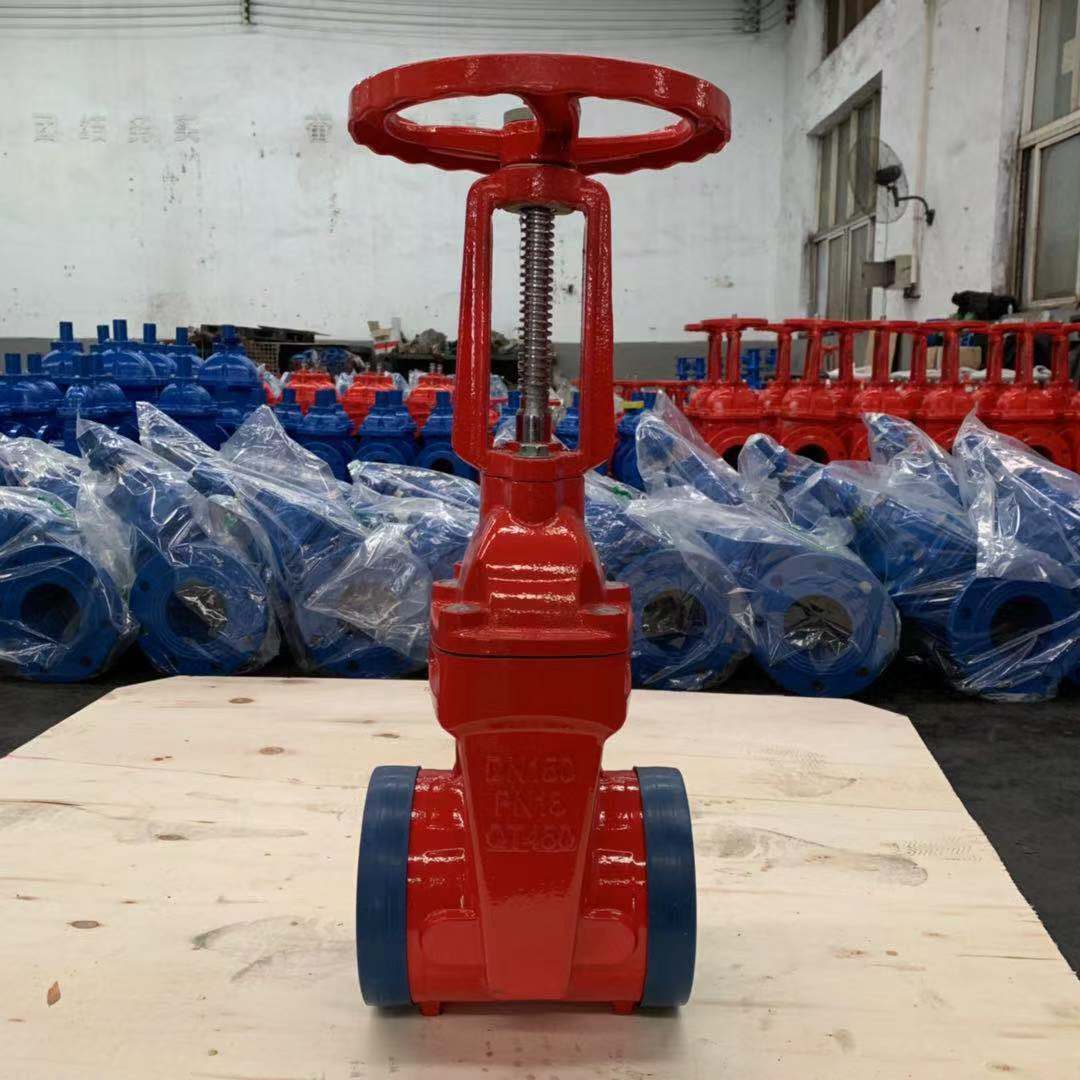 明杆沟槽闸阀 球磨软密封闸阀 消防阀门dn50-250-搜了网
