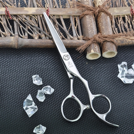 光牌理发平剪柳叶剪平剪刀 发型师美发剪5.5寸6寸*平口剪刀