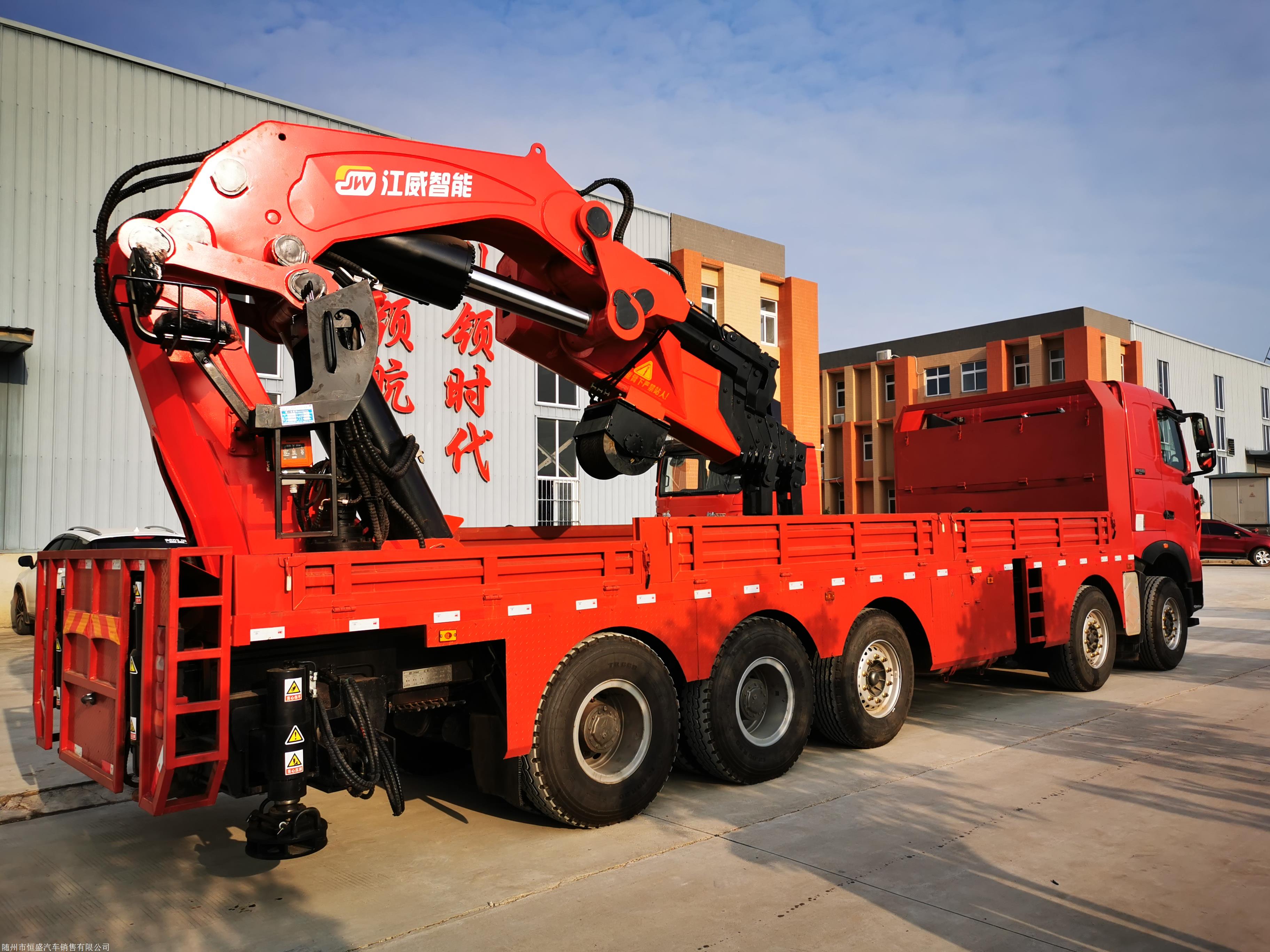江威随车吊3吨至300吨折臂式吊机