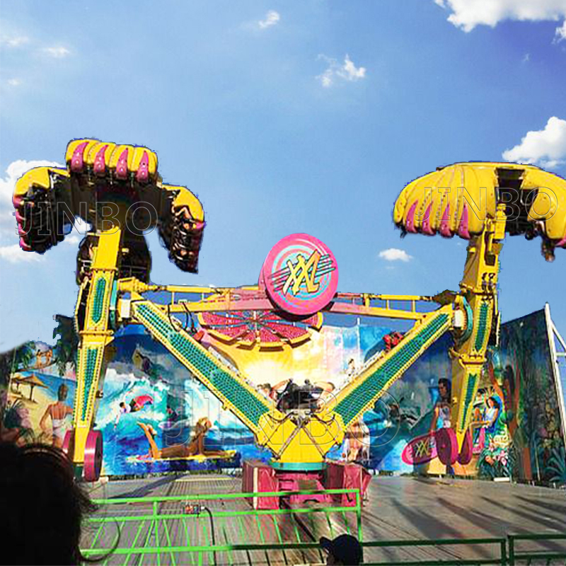 主题公园新款游乐天地双雄设施