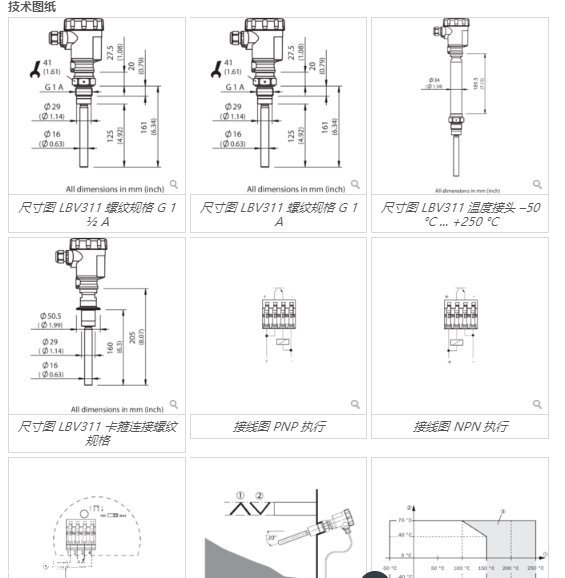 显示SICK的振动式液位开关，施克液位传感器