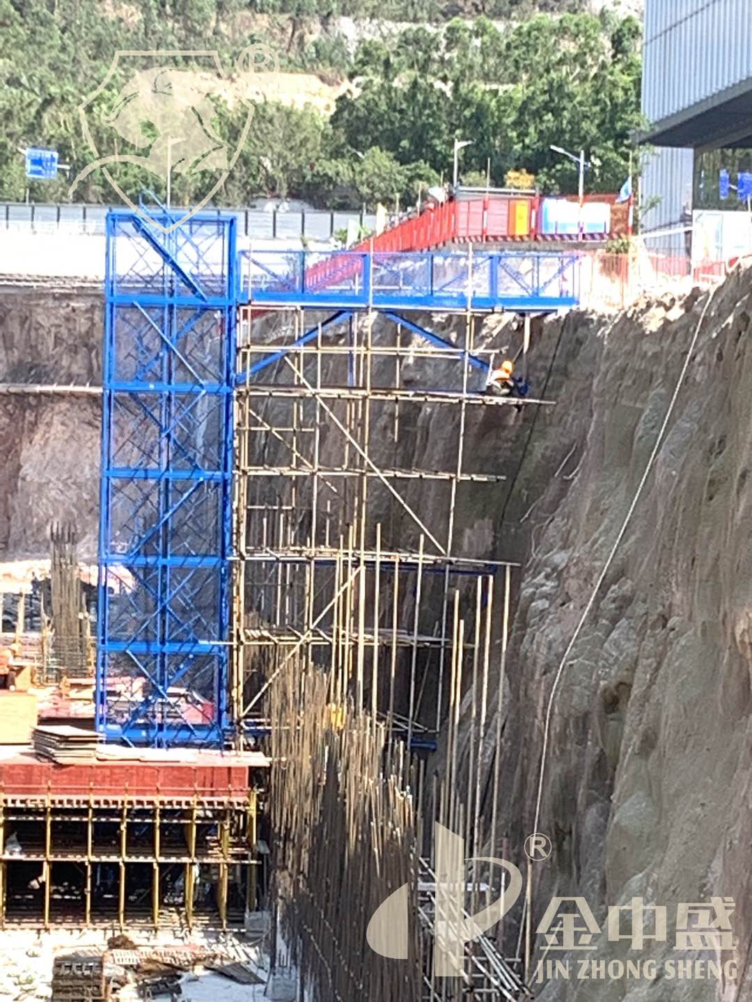 地下室基坑马道专用通道