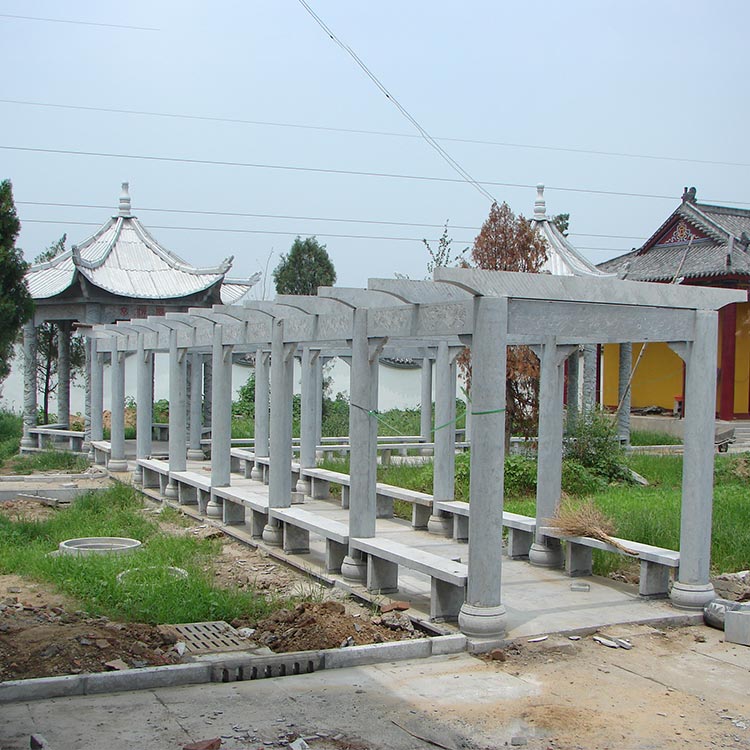 天志石材 石长廊 景区石凉亭连廊 青石长廊价格 质优价廉