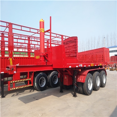 20英尺3桥集装箱后翻自卸车