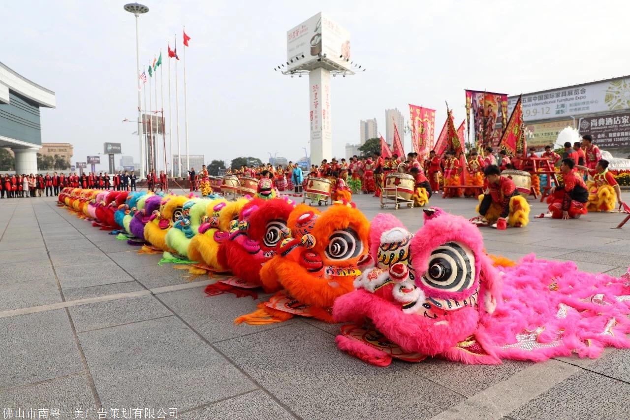 佛山舞狮队采青表演醒狮哪家好