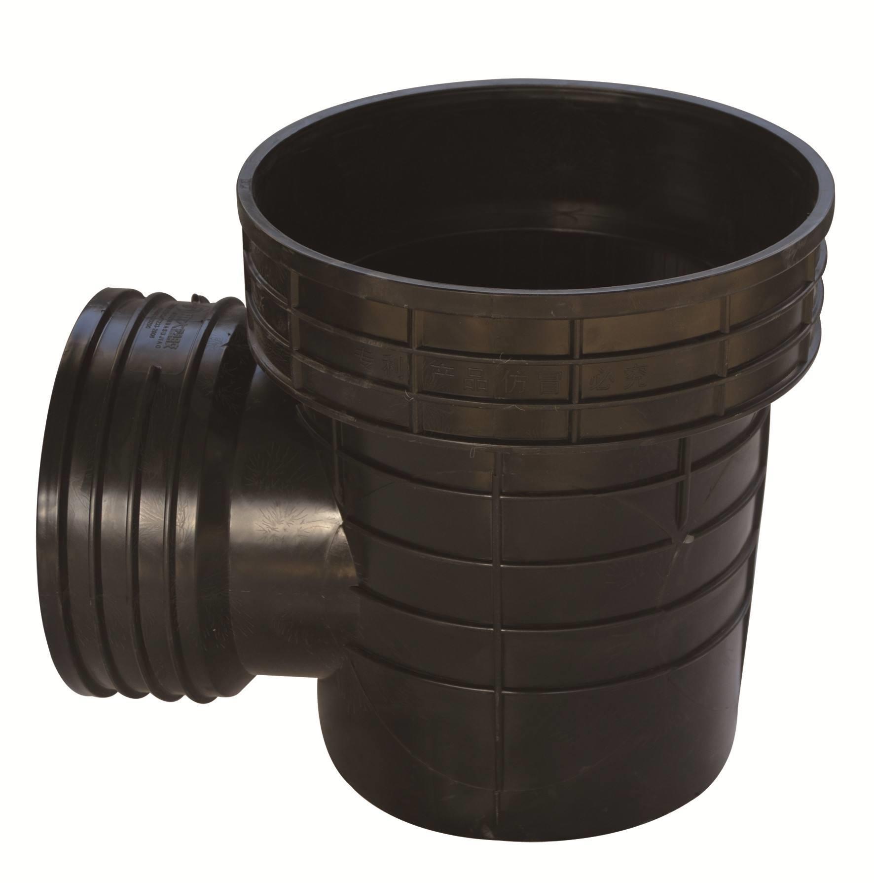 陕西西安 检查井 污水流槽直通井 排沉泥雨水pe塑料检查井厂家