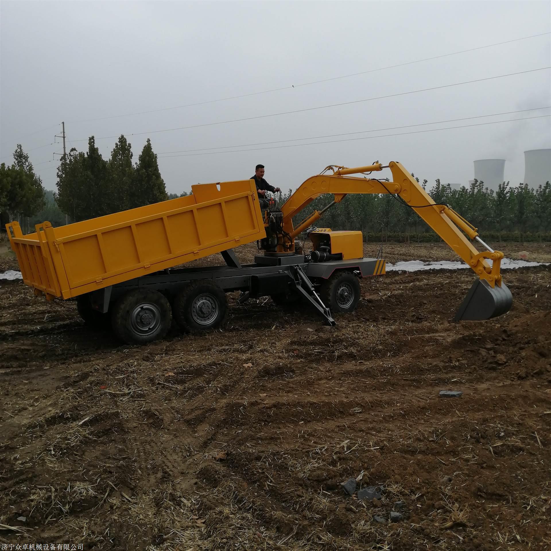 甘蔗木頭毛竹抓運車四輪抓木機四不像隨車抓