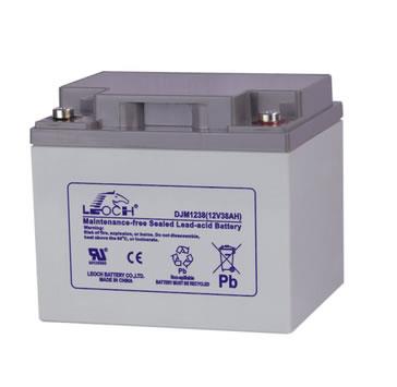 理士蓄电池12V65AH LEOCH蓄电池 DJW12-65 免维护蓄电池 质保三年