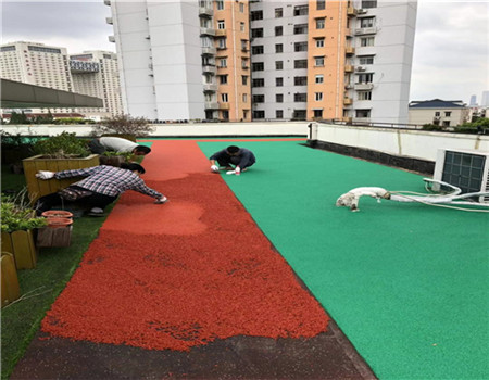 绍兴楼顶平台塑胶地坪施工厂家