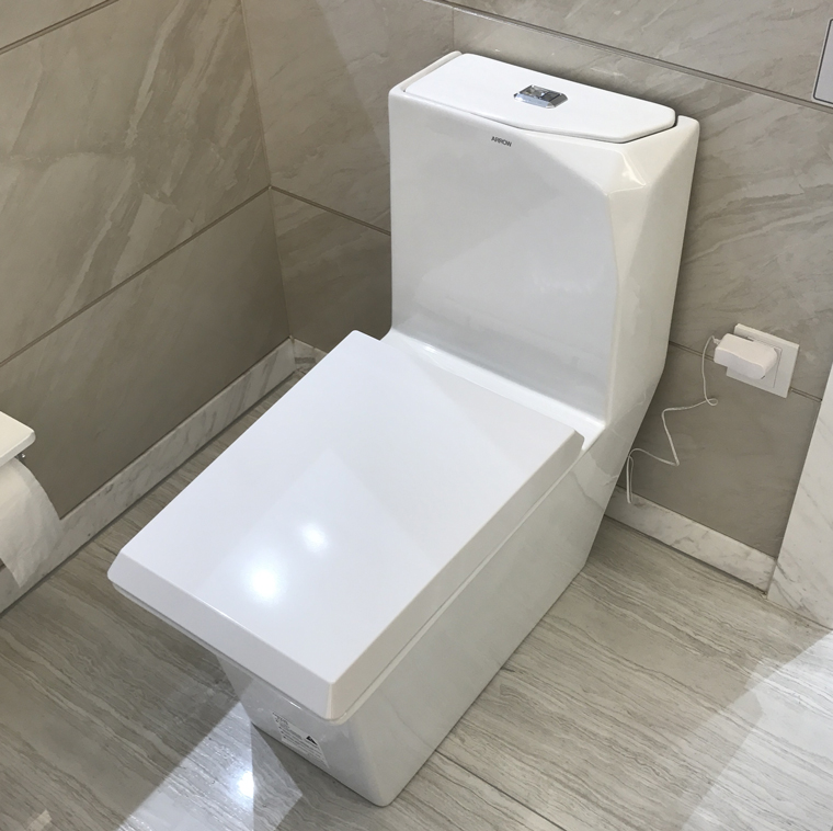 箭牌马桶喷射虹吸式智能除臭连体坐便器ab1166