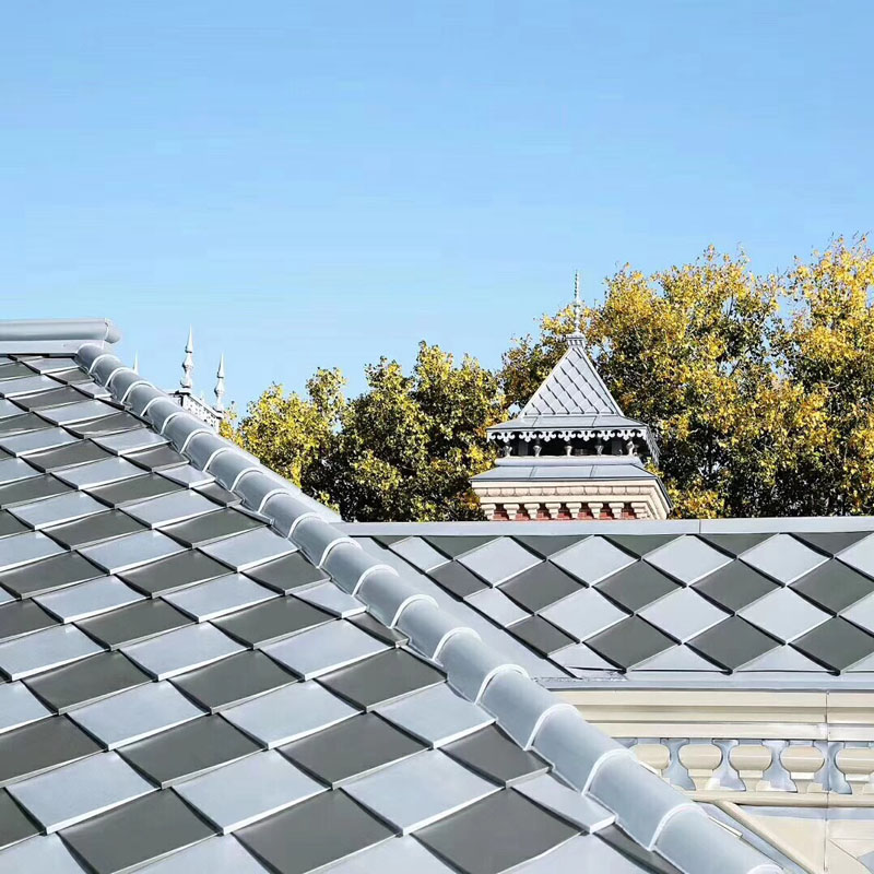 铝合金屋顶瓦 铝板 金属屋面0.8mm厚60度 菱283型平锁扣板