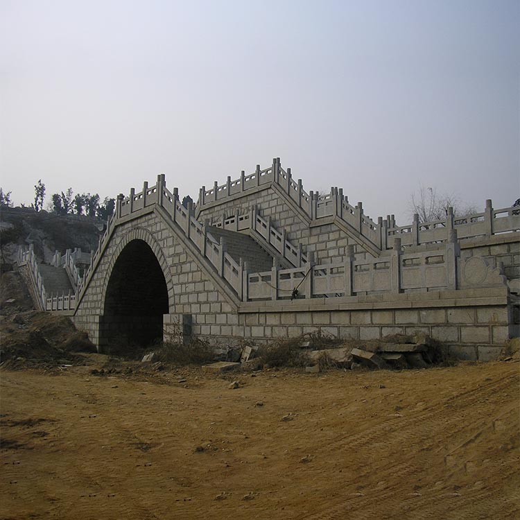 花岗岩石拱桥 石拱桥图片 青石拱桥定制 石桥栏杆价格