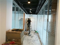 南山办公室铝合金玻璃隔断