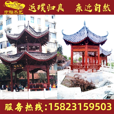 重庆大渡口古建长廊厂家、盖青瓦长廊施工、寺庙仿古长廊设计