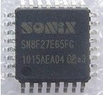 松翰芯片解密 SN8F27E65FG单片机解密 IC程序反汇编修改
