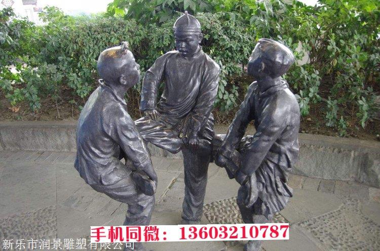 玻璃钢仿铜人物雕塑 各种人物雕塑 润景雕塑