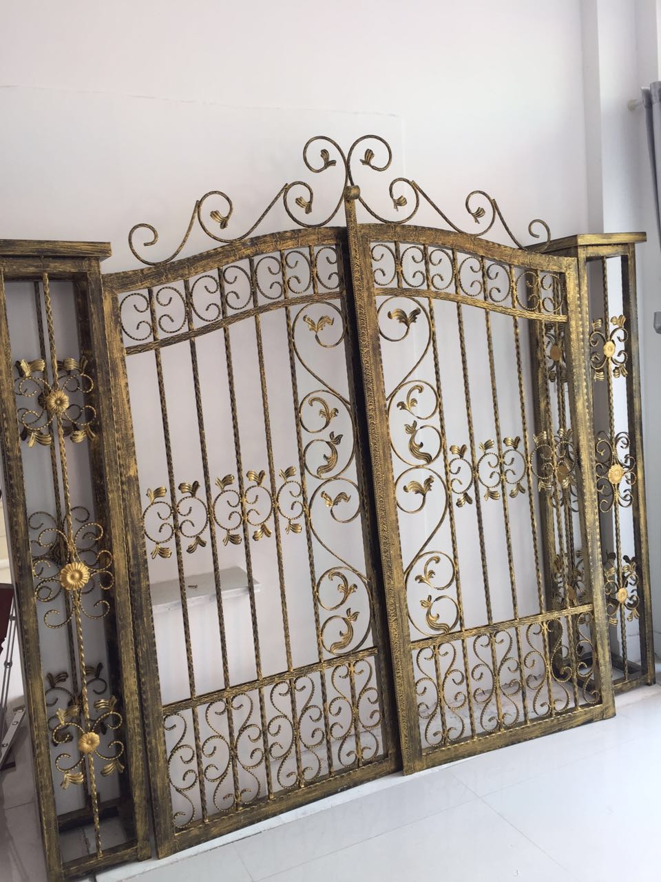 铁艺大门 苏州天胜铁艺 厂家制作