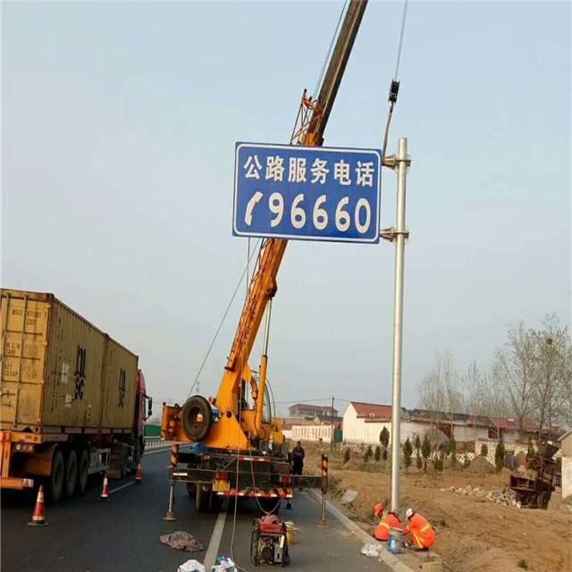 萍乡交通标志杆制作厂家单悬杆加工厂价格厚道