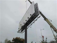 石鼓立柱广告牌18米高炮广告牌预算表报价明细