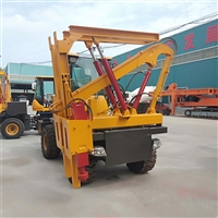 波形护栏打桩机 打拔钻一体式打桩机 高速公路打桩机