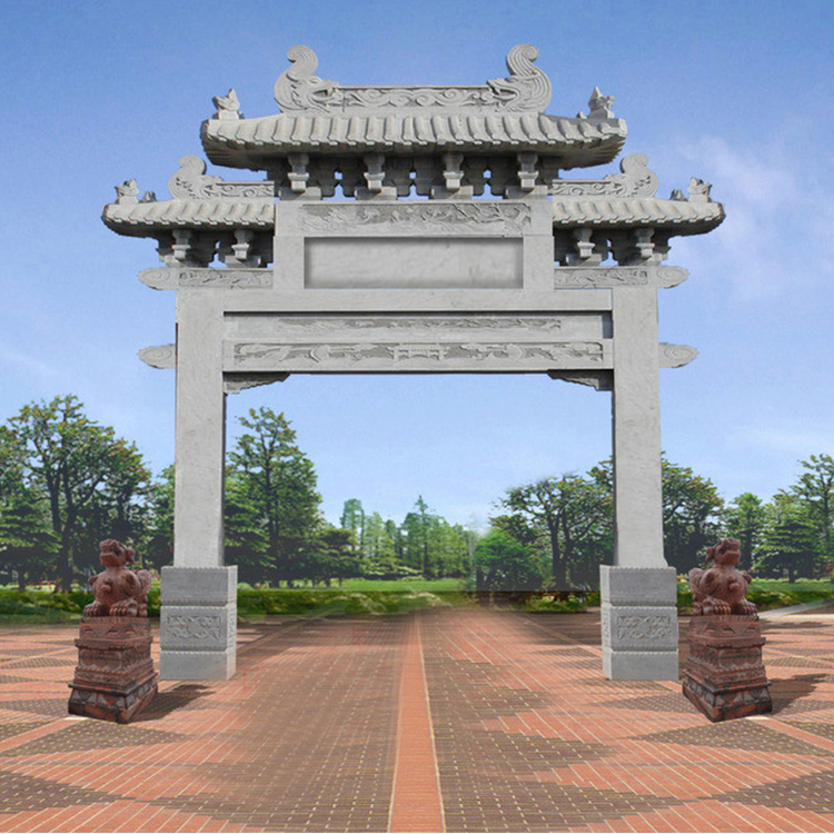 山门入口石牌坊一门石牌坊石牌坊价格石牌坊