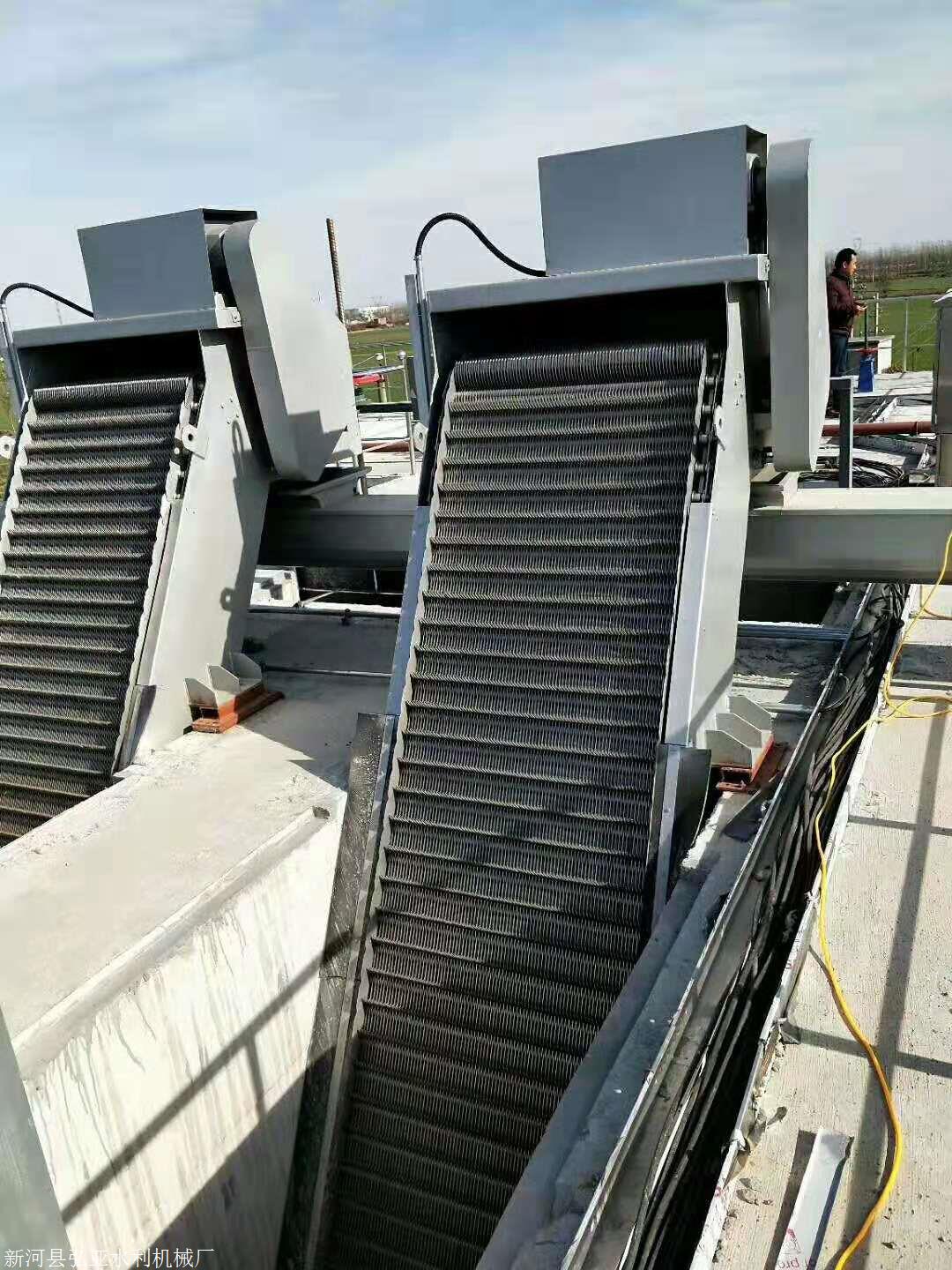 机械厂型号qp类型碳钢不锈钢回转式格栅清污机操作动力电力装置形式可