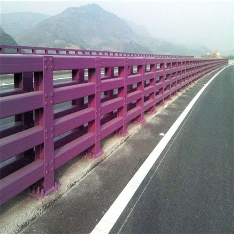 桥梁梁柱式防撞护栏 高速公路中间隔离栏 抗撞击桥梁河道防护栏杆