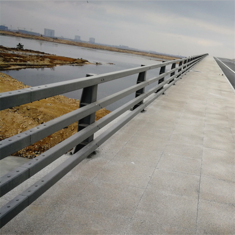 桥梁梁柱式防撞护栏 高速公路中间隔离栏 抗撞击桥梁河道防护栏杆