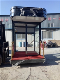 鞍山物业保安岗亭-推荐万达广场售楼处站台