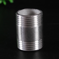 双头管接 201/304/316 双头丝 DN6-100 管子外丝 双头外丝