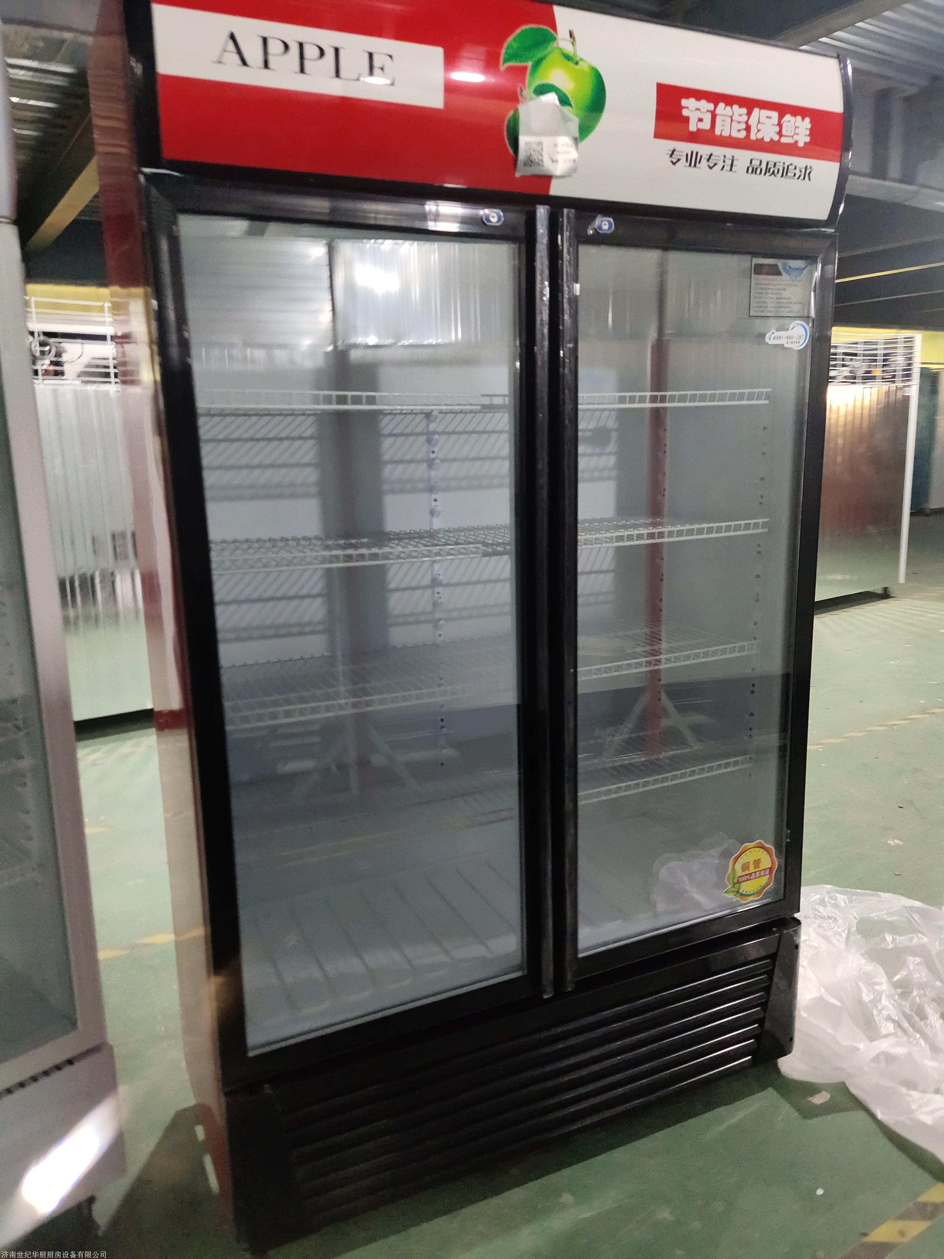 啤酒柜冰柜双门立式风冷直冷超市冰箱啤酒水果保鲜冰柜