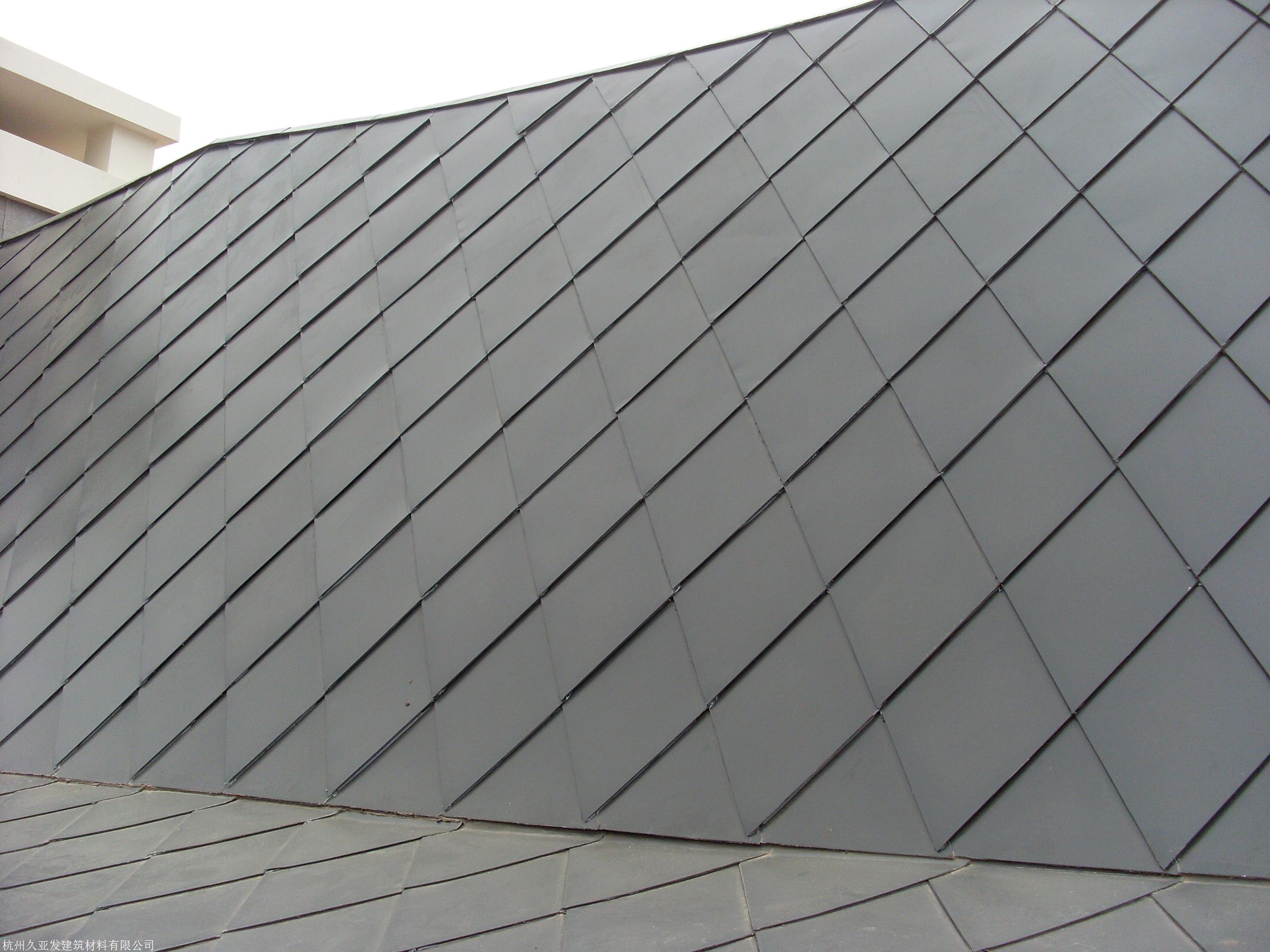 滨海新区圆弧形金属屋面太古铜板平锁扣屋面墙面系统销售安装